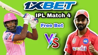 RR vs KXIP 1xBet free Bet | Rajasthan royals vs Panjab kings 1xbet