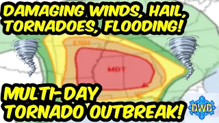 Multi-Day Tornado Outbreak For The Southern U.S. (extreme weather)