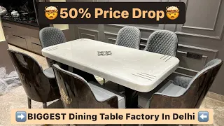 ⏩Royal Dining Tables at Factory Outlet | UNBEATABLE Pricing 🤯