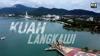 Pekan Kuah, Langkawi | Ariel View Langkawi | Drone Footage Kuah Langkawi (4k Video)