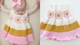 Crochet Baby Boho Sundress