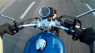 Honda CB350 Acceleration and Top Speed Test | Raw Video | No Music