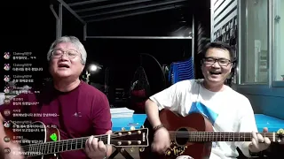 [LIVE]통기타추억여행-주말라이브♡♡♡ 조일민+이용우☆☆☆통기타노래들.7080.신청곡