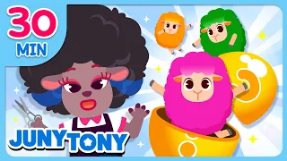 Ovelha Negra Colorida | Ovos Coloridos | Música Infantil | JunyTony em Português