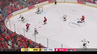 NHL 24: Boston Burins vs. Florida Panthers, Game 1 of The Stanley Cup Playoffs in R2 - Gameplay