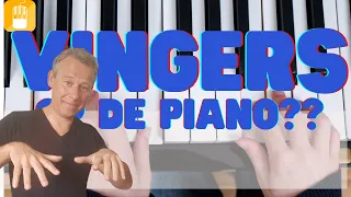 Ideale handpositie en vingerpositie voor piano spelen.  Belangrijke Piano Tips!