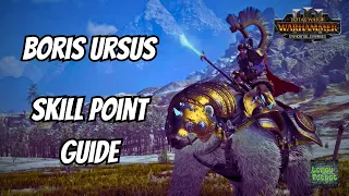 Boris Ursus Skill Point Guide - Total War - Warhammer 3