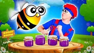 The Bees Go Buzzing | D Billions Kids Songs