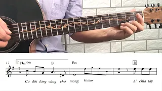 Xóm Đêm (Phạm Đình Chương) Hướng Dẫn Guitar Tone Em - Đệm Hát, Intro,Câu Riff