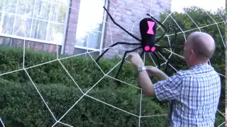 Halloween Spider Webs - How to Setup Your Giant Halloween Spider Web - www.spiderwebman.net