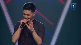 Muskan Rai ''Gaajal Tiki… ''[ Ekdev Limbu]  The Voice of Nepal Season 4 Blind Audition 2022 II