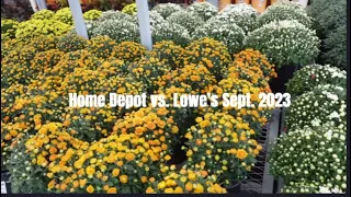 Home Depot vs  Lowe's Sept 2023