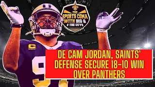 TSC: DE Cam Jordan, Saints' Defense Secure 18-10 Win Over Panthers