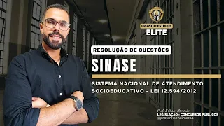 RESOLUÇÃO DE QUESTÕES SINASE - Lei 12.594/2012 + Resumo