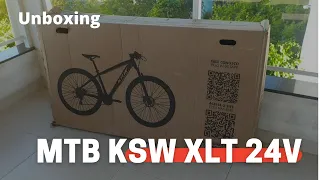 UNBOXING E MONTAGEM BICICLETA MTB ARO 29 KSW XLT 24V 2021