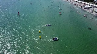 Überflug - fehmarn surf festival 2023 und meer mit dji mini se 2