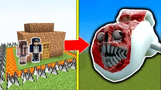 GIUN QUỶ Ở GẦM CẦU Tấn Công Nhà Được Bảo Vệ Bởi bqThanh Và Ốc Trong Minecraft ! (SCP Bridge Worm)