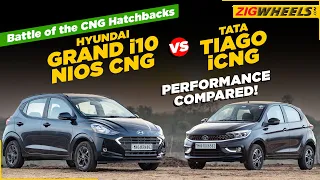 Hyundai Nios CNG vs Tata Tiago iCNG | Practical Over Fun? | ZigWheels.com