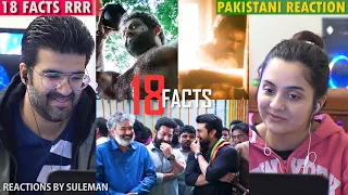 Pakistani Couple Reacts To 18 Facts You Didn't Know About RRR Movie in Hindi | RRR | The Duo Facts