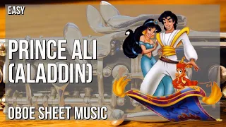 Oboe Sheet Music: How to play Prince Ali (Aladdin) by Robin Williams