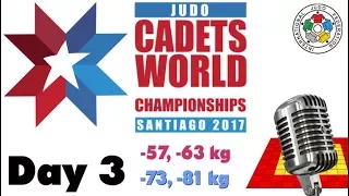 World Judo Championship Cadets 2017: Day 3