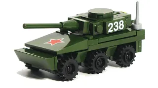Build Your Own Lego Tank: Unboxing Gorod Masterov  1834 Wheeled Tank Destroyer