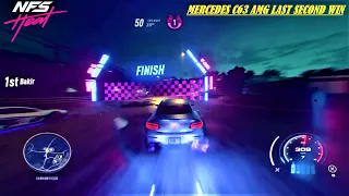 NFS Heat / Mercedes C63 AMG Coupe 1400 HP Gameplay + Night sprint racing with last second win