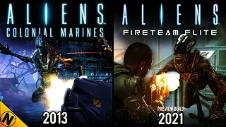 Aliens: Fireteam Elite [ALPHA] vs Aliens: Colonial Marines | Direct Comparison