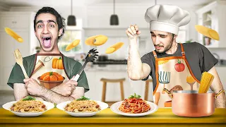 مسابقه آشپزی بین دو رفیق 😎😏 کی میبره؟!