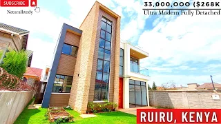 INSIDE A Sophisticated Ultra Modern Home 33M In Ruiru 🇰🇪/ Contemporary Fully Detached LUXURY Mansion