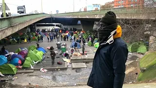 Un camp de migrants évacué à Paris