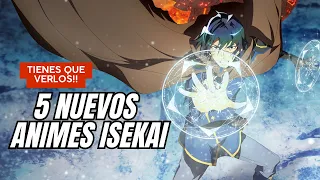 5 NUEVOS ANIMES ISEKAI QUE DEBES VER AHORA YA