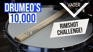 Drumeo 10000 Rimshots Test with Vater Drumsticks