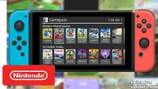 Introducing Nintendo Switch GamePass Service! (Nintendo Switch Subscription Based Concept Trailer)