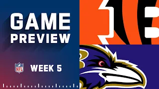 Cincinnati Bengals vs. Baltimore Ravens Week 5 Game Preview