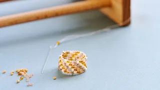 Weave a ring on a bead loom – DIY by Søstrene Grene