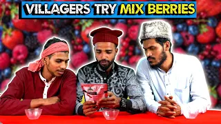 Villagers Try Exotic Dried Mix Berries for the First Time! You Won't Believe Their Reactions!