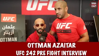 UFC 242: Ottman Azaitar talks about making his UFC debut & training alongside Khabib