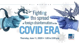 Live Webinar Panel: Fighting the spread of foreign disinformation in the COVID era