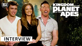 Freya Allan, Owen Teague & Kevin Durand | Kingdom of the Planet of the Apes Cast Interview