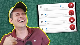 ÁUDIOS engraçados do WHATSAPP