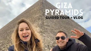 GIZA PYRAMIDS of EGYPT - GUIDED TOUR and VLOG