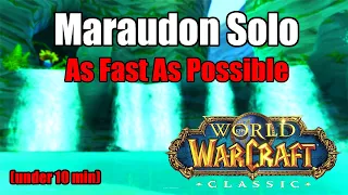 WoW Classic - Maraudon Solo as Fast as Possible (Fresh 60 Warlock)