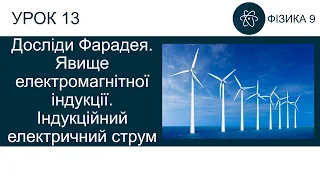 Фізика 9. Урок - Досліди Фарадея. Явище електромагнітної індукції. Індукційний електричний струм