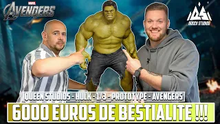 6000 EUROS De BESTIALITE !!!  HULK Queen Studios Prototype 1/3 Avengers