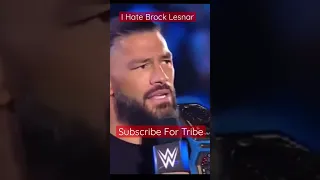 Why Roman Reigns hate Brock Lesnar but also respect him | True Tribe fans don't forget to subscribe