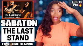 SINGER REACTS | FIRST TIME HEARING SABATON - The Last Stand (Official Music Video) REACTION!!!😱