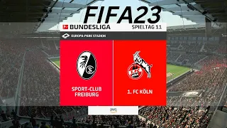 Fifa 23 - SC Freiburg vs. 1. FC Köln - Bundesliga Match [Fifa 23 Gameplay] [Ps4]