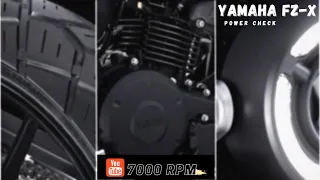 THE REAL POWER TEST OF YAMAHA FZ-X