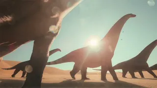 "Planet dinosaur" intro recreated with "Prehistoric planet" footage